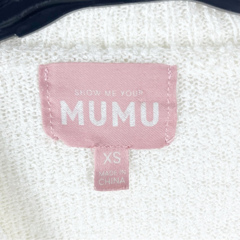 SHOW ME YOUR MUMU Cognac Howdy Graphic Knit Long Sleeves Woodsy Sweater Size XS - Picture 3 of 11